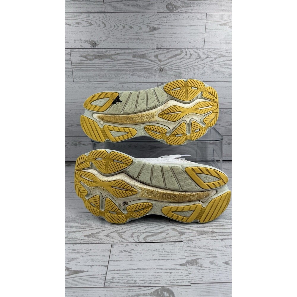 Saucony Womens Hurricane 24 White Running Shoes Sneakers Size 9 #554 - Picture 6 of 6